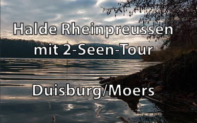 Rheinpreussen mit Waldsee und Lohheidesee in Duisburg / Moers